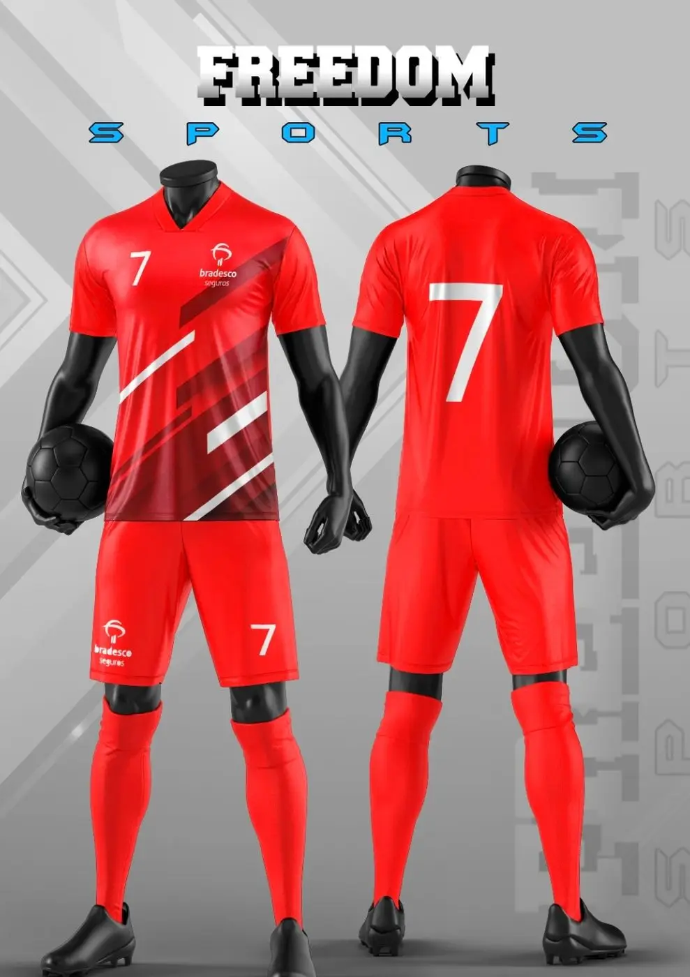 Uniforme de futebol personalizado 6
