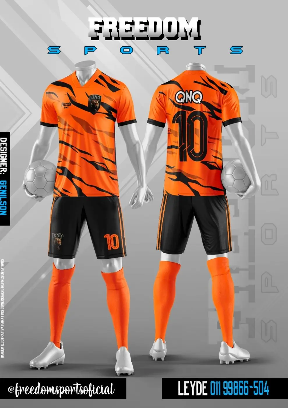 Uniforme de futebol personalizado 7